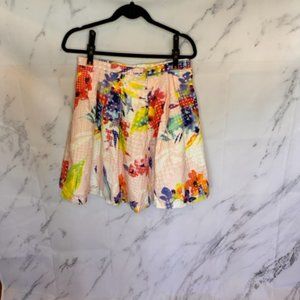 Trina Turk Marion Floral Eyelet Skirt